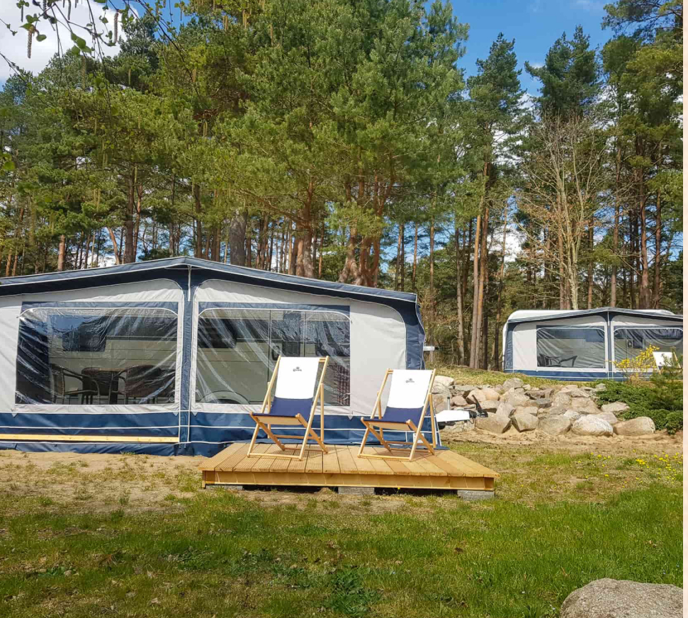 Wohnmobilstellplatz: Genuss Ferien, Natur und Strandcamping am Jabelschen See