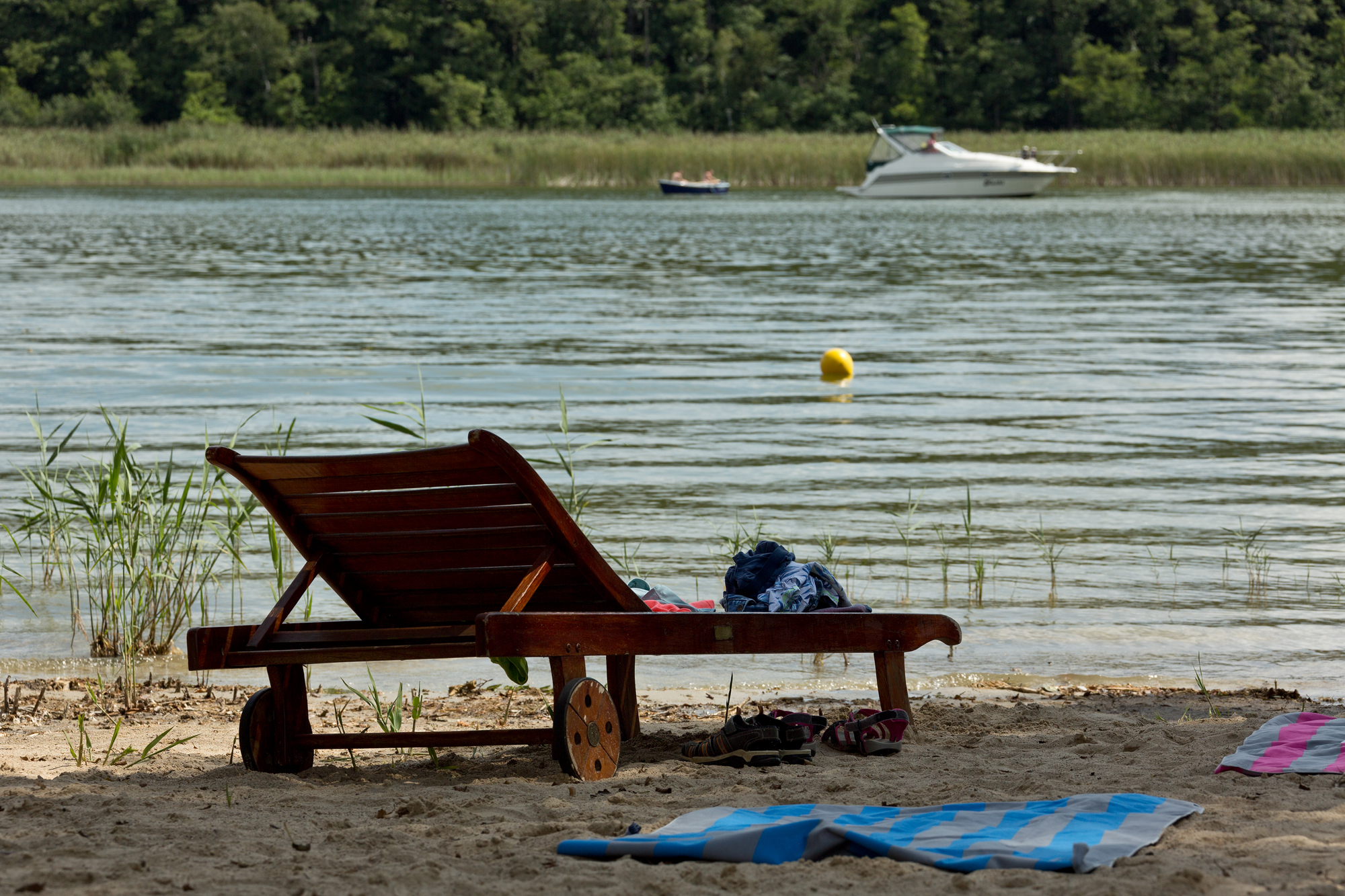 Wohnmobilstellplatz: Genuss Ferien, Natur und Strandcamping am Jabelschen See