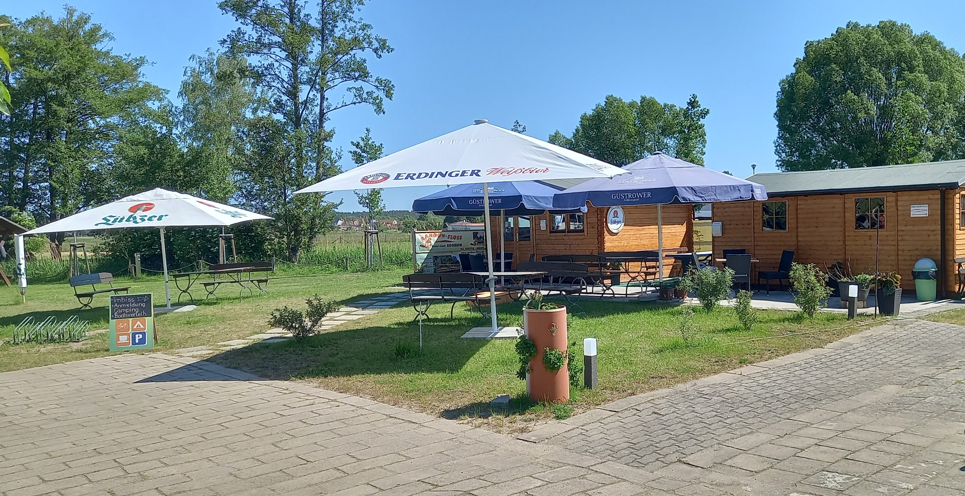 Wohnmobilstellplatz: Imbiss - Randow-Floß Camp