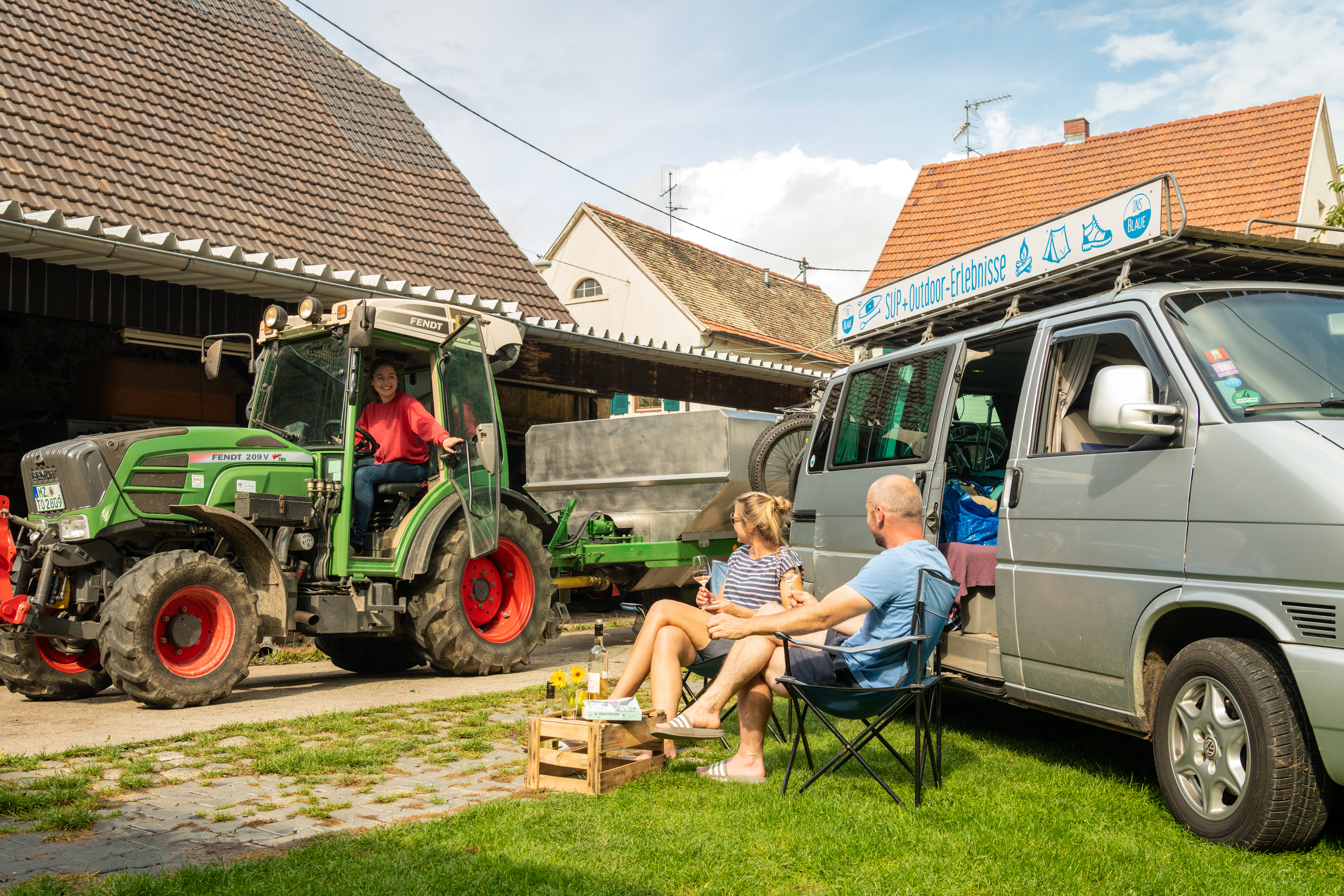 Area sosta per camper - Stadecken-Elsheim - Weingut Burghof Oswald