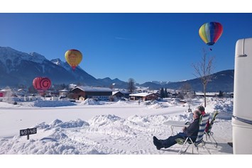 Wohnmobilstellplatz: Panoramaplatz während der Ballonwoche  - Camping Lindlbauer Inzell