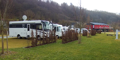 Reisemobilstellplatz - Bademöglichkeit für Hunde - Marktbergel - "Wohnmobilstellplatz an den Mainwiesen" Lutz Gehre - Stellplatz an den Mainwiesen