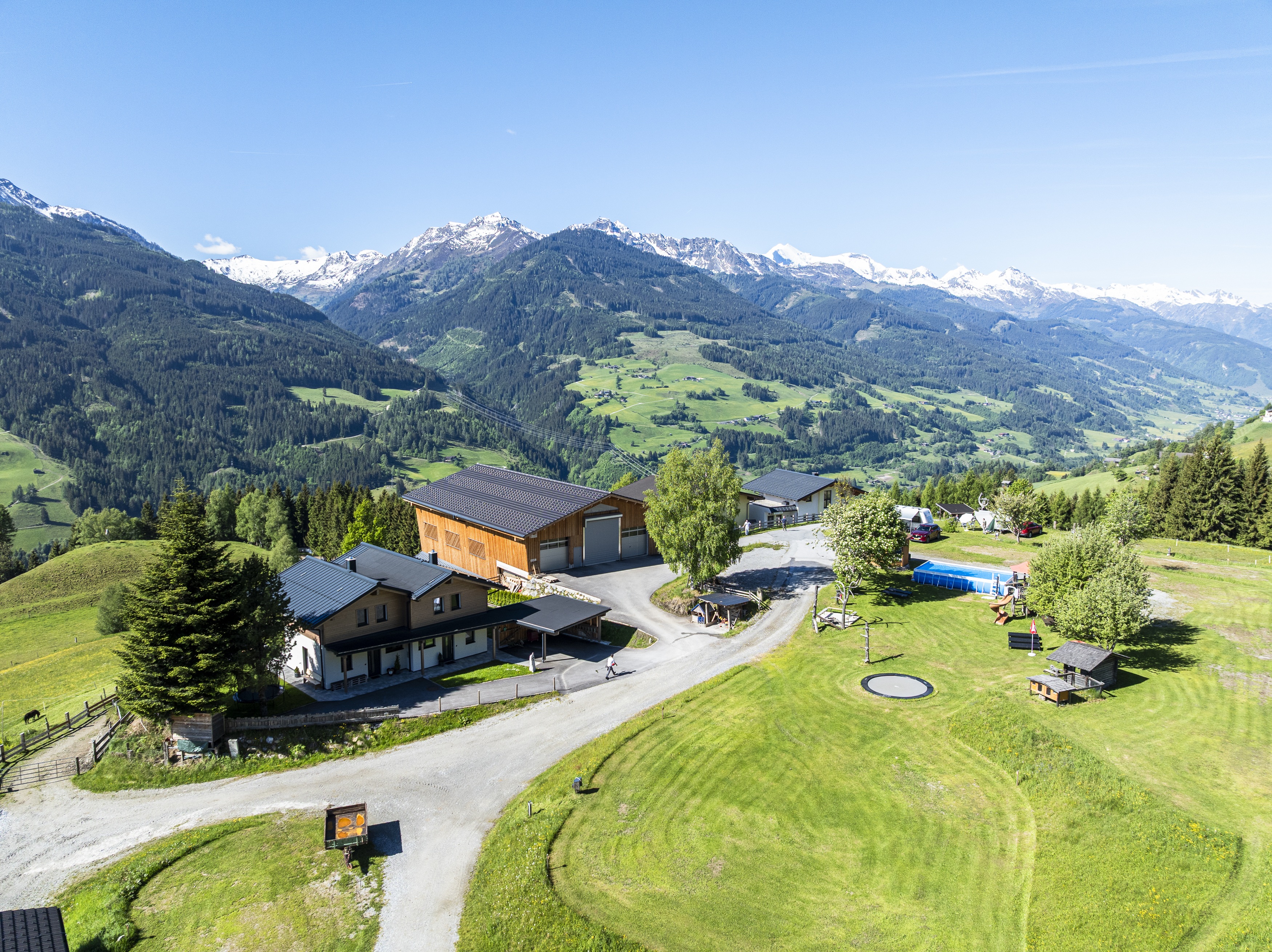 Area sosta per camper - Salisburgo - Oberhasenberghof mit herrlichem Panoramablick - Bergbauernhof Familienparadies Oberhasenberghof