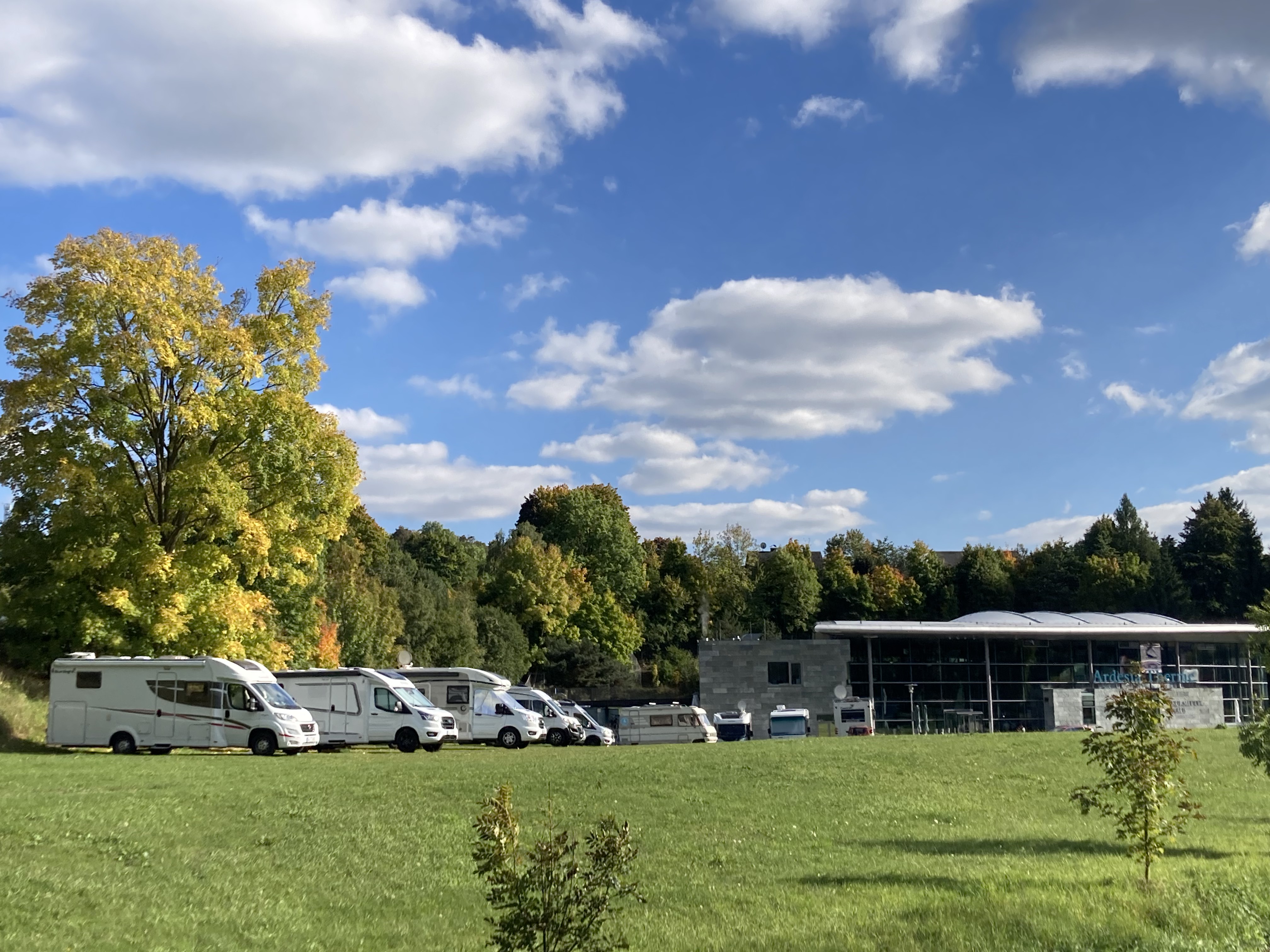 Reisemobilstellplatz - Helmbrechts - Wohnmobilstellplatz an der Ardesia-Therme Bad Lobenstein
