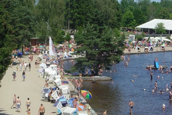 Wohnmobilstellplatz: Beschreibungstext für das Bild - Am Strandbad Filzteich