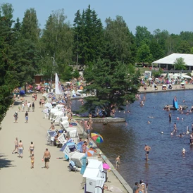 Wohnmobilstellplatz: Beschreibungstext für das Bild - Am Strandbad Filzteich