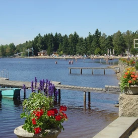 Wohnmobilstellplatz: Beschreibungstext für das Bild - Am Strandbad Filzteich