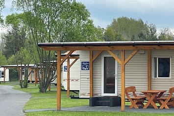 Wohnmobilstellplatz: Mobilheime zum mieten - Camp Casel - Das Feriendorf für Camping und Wohnen am Gräbendorfer See
