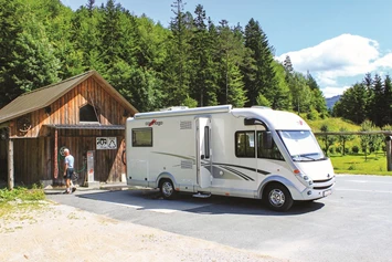 Wohnmobilstellplatz: Entsorgungsstation - Caravan und Hotel Reisemobilstellplatz Gailberghöhe