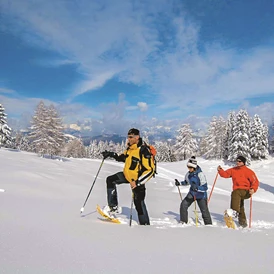 Wohnmobilstellplatz: Schneeschuhwandern - Caravan und Hotel Reisemobilstellplatz Gailberghöhe