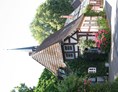 Wohnmobilstellplatz: Fachwerkhäuser bestimmen den historischen Ortskern in deren Mitte die St. Cyriakus-Kirche steht.










 - Wohnmobilstellplatz Bruchhausen-Vilsen