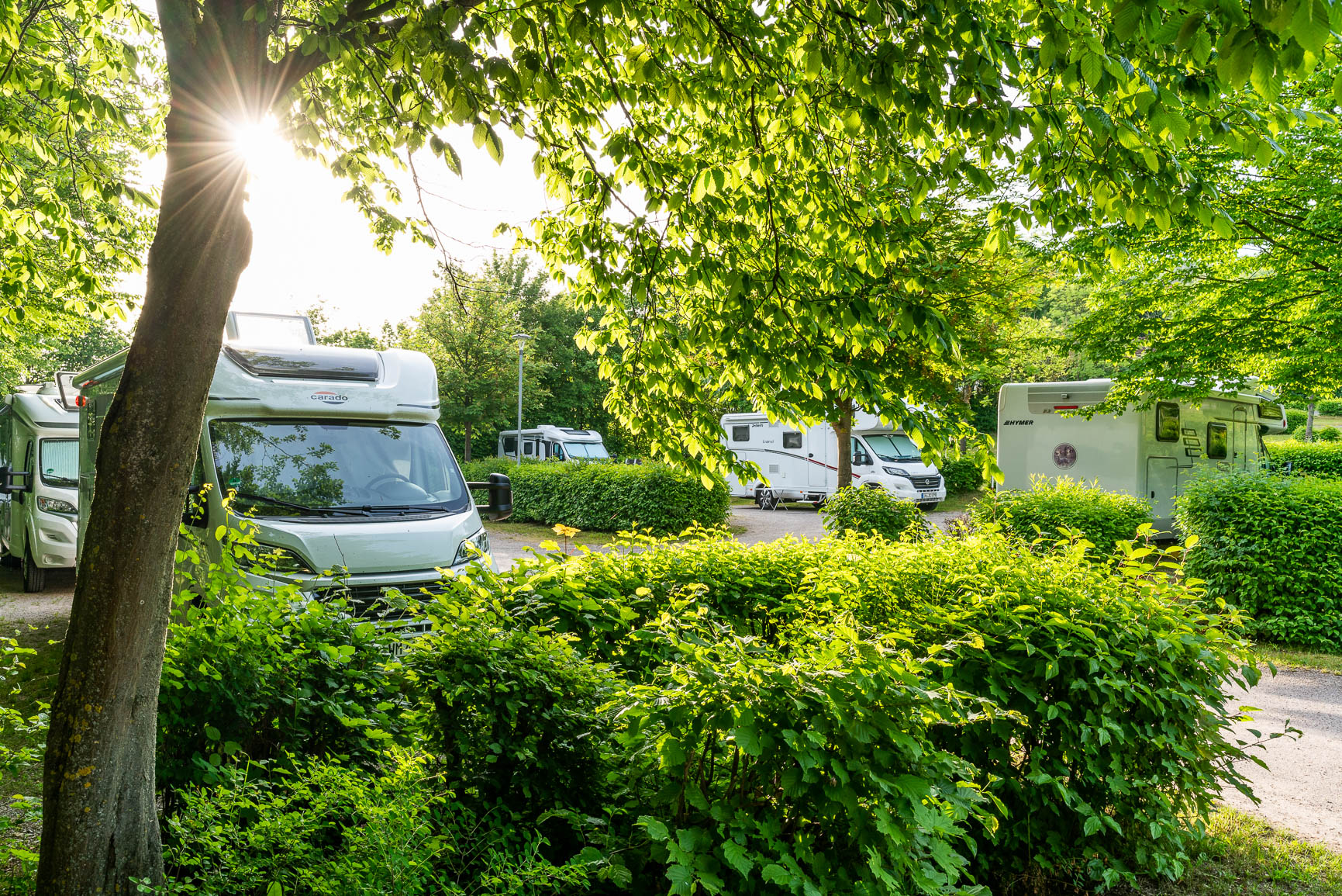 Reisemobilstellplatz - Art des Stellplatz: eigenständiger Stellplatz - Haunetal - Wohnmobilstellplatz Hessisches Kegelspiel