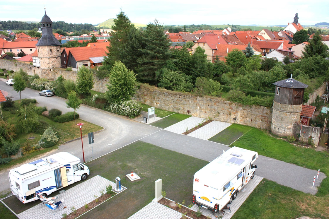 Wohnmobilstellplatz: Stellplatz am Hexenturm