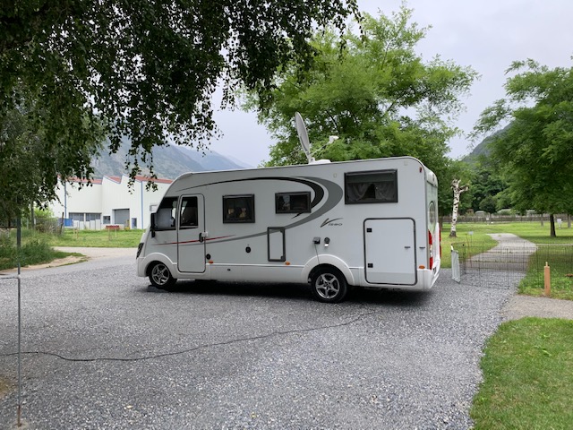 Wohnmobilstellplatz: Natur-Stellplatz Gampel