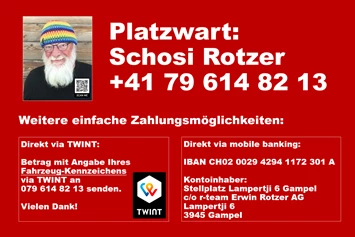 Wohnmobilstellplatz: Stellplatz Lampertji 6 Gampel