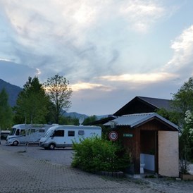 Wohnmobilstellplatz: Stellplatz beim Campingpark Oberammergau - Reisemobilhafen beim Campingpark Oberammergau