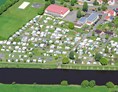 Wohnmobilstellplatz: Luftbild vom Platz - Campingplatz - Campen am Fluss - Oedelsheim