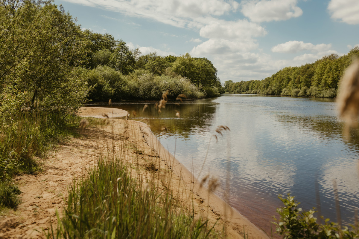Wohnmobilstellplatz: Badestrand - Stellplatz Camping Emstal