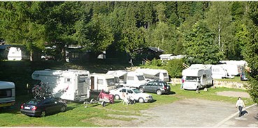 Reisemobilstellplatz - Wohnwagen erlaubt - Pirna - Stellplatz beim Campingplatz Ostrauer Mühle - Campingplatz Ostrauer Mühle