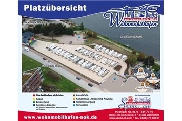 Wohnmobilstellplatz: Wohnmobilhafen am Kanal-Café NOK