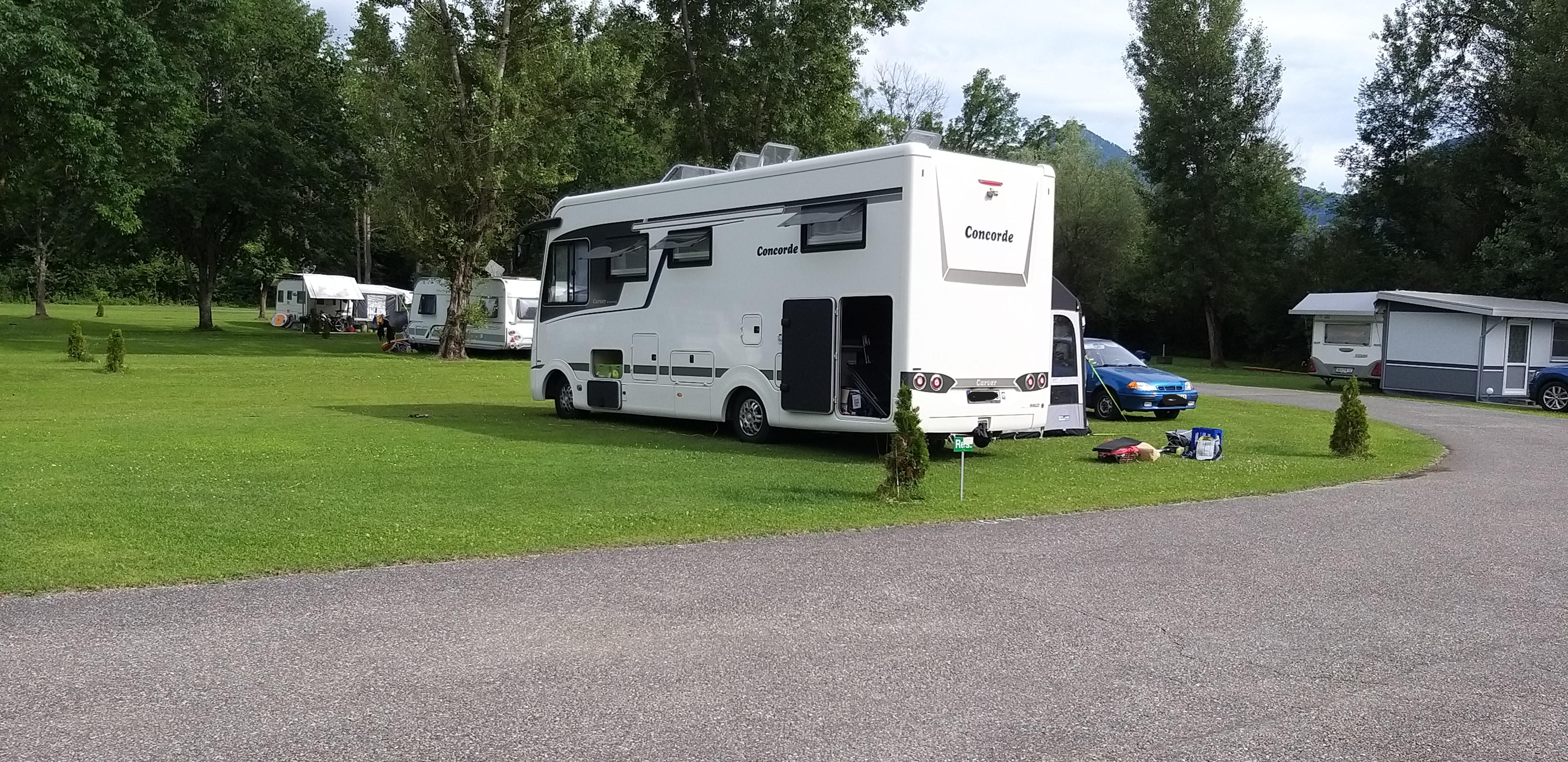 RV park - Schatten: teilweise vorhanden - Gallizien - Sonnencamp am Gösselsdorfersee