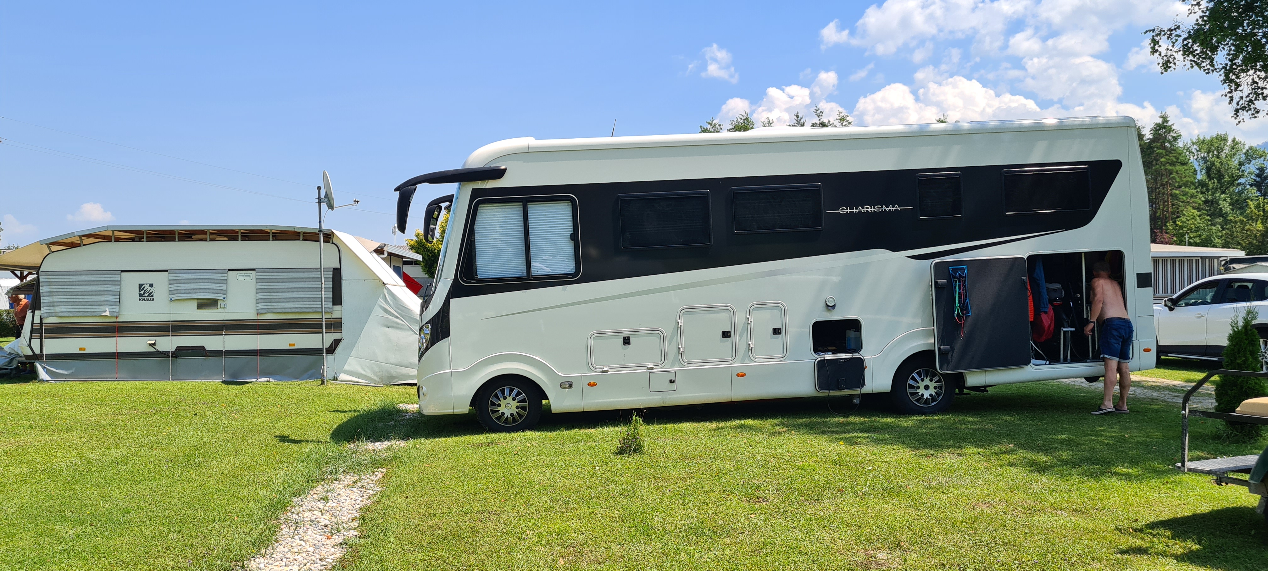 RV park - Schatten: teilweise vorhanden - Gallizien - Sonnencamp am Gösselsdorfersee
