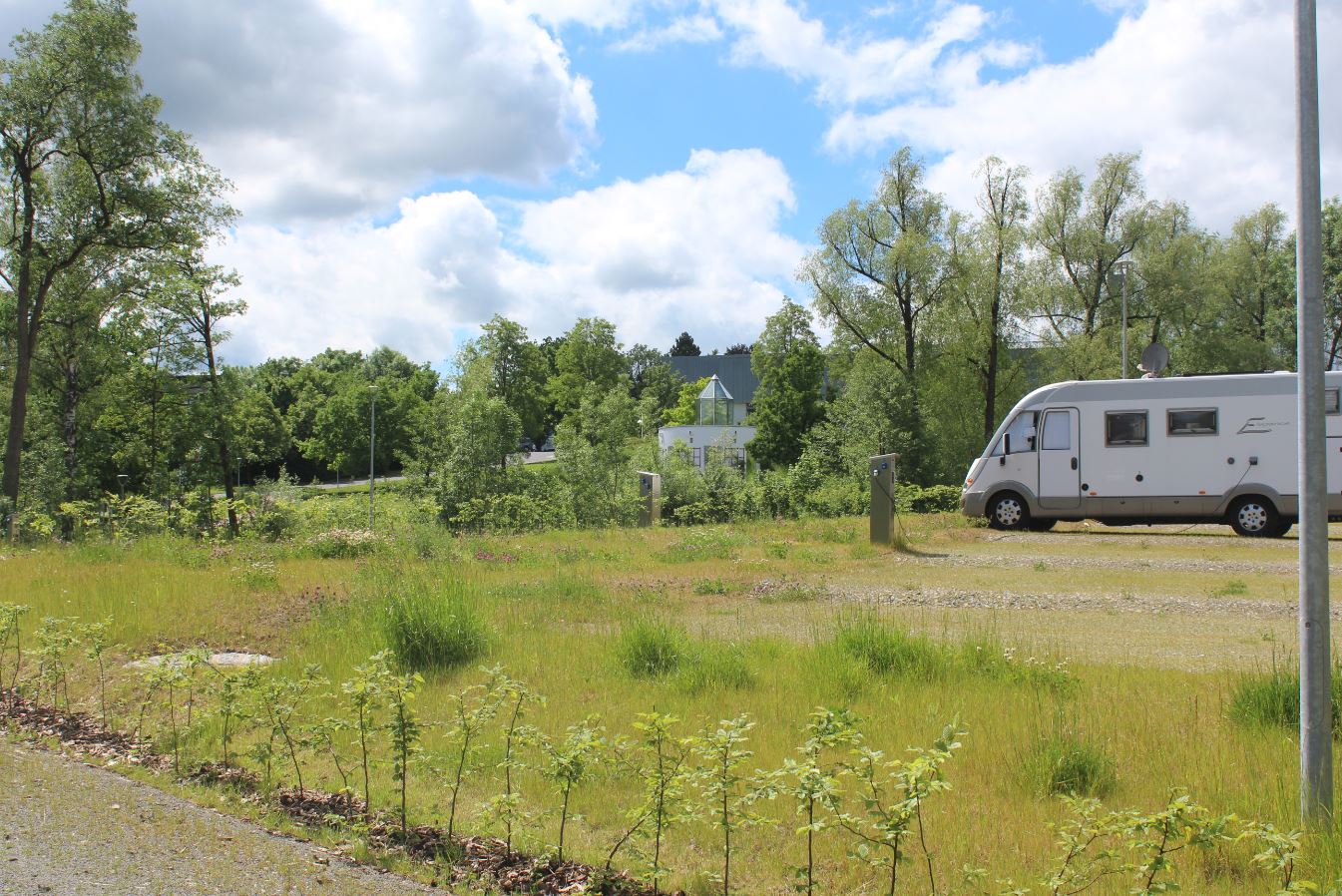 Reisemobilstellplatz - Grauwasserentsorgung - Mendhausen - Wohnmobilstellplatz Thermenaue