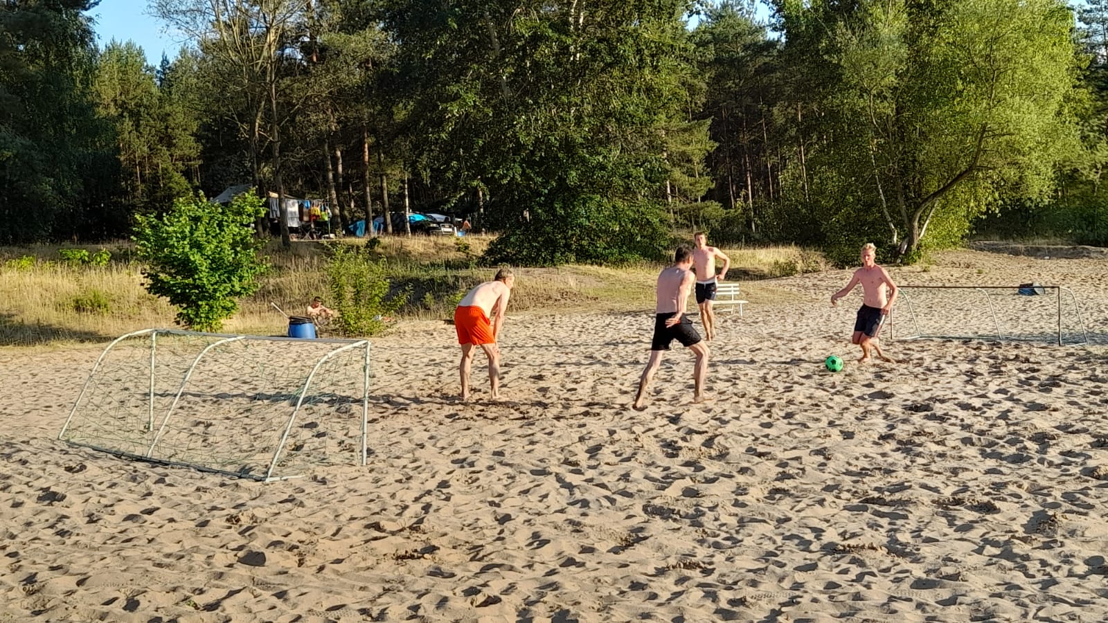 Wohnmobilstellplatz: Campingplatz Silbersee Dreenkrögen Badesee