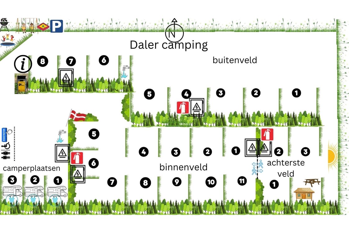 Wohnmobilstellplatz: Karte von Daler Camping - Daler Camping