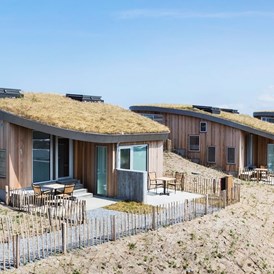 Wohnmobilstellplatz: Neue Hütten auf dem Campingplatz - Strandgaardens Camping