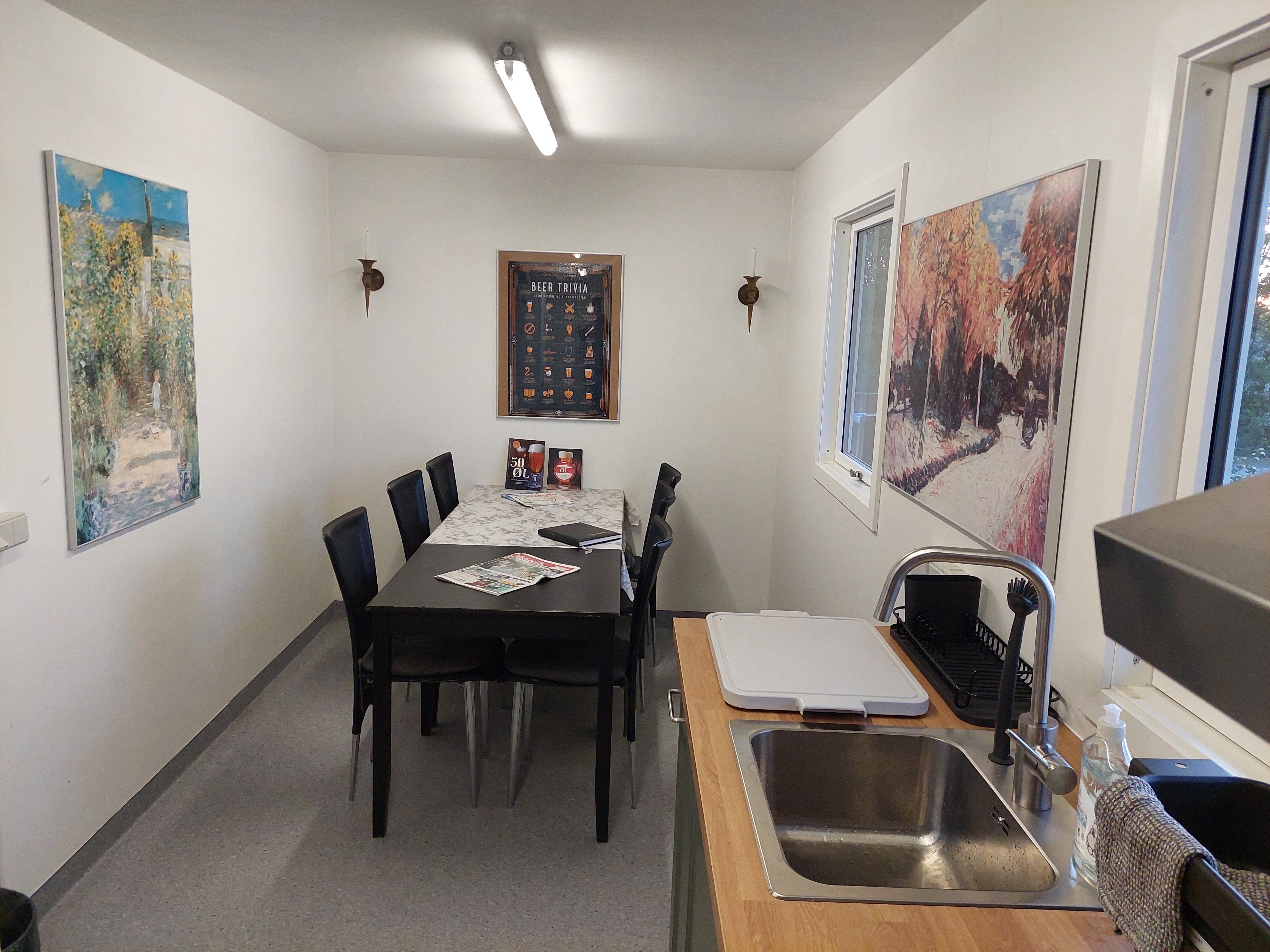 Wohnmobilstellplatz: Dining room with WIFI - Nr. Nissum Håndbryg