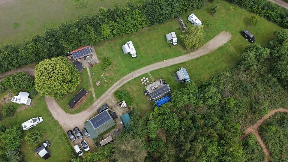 Reisemobilstellplatz - Bladel - Boven aanzicht . - Camperplaats Heeze