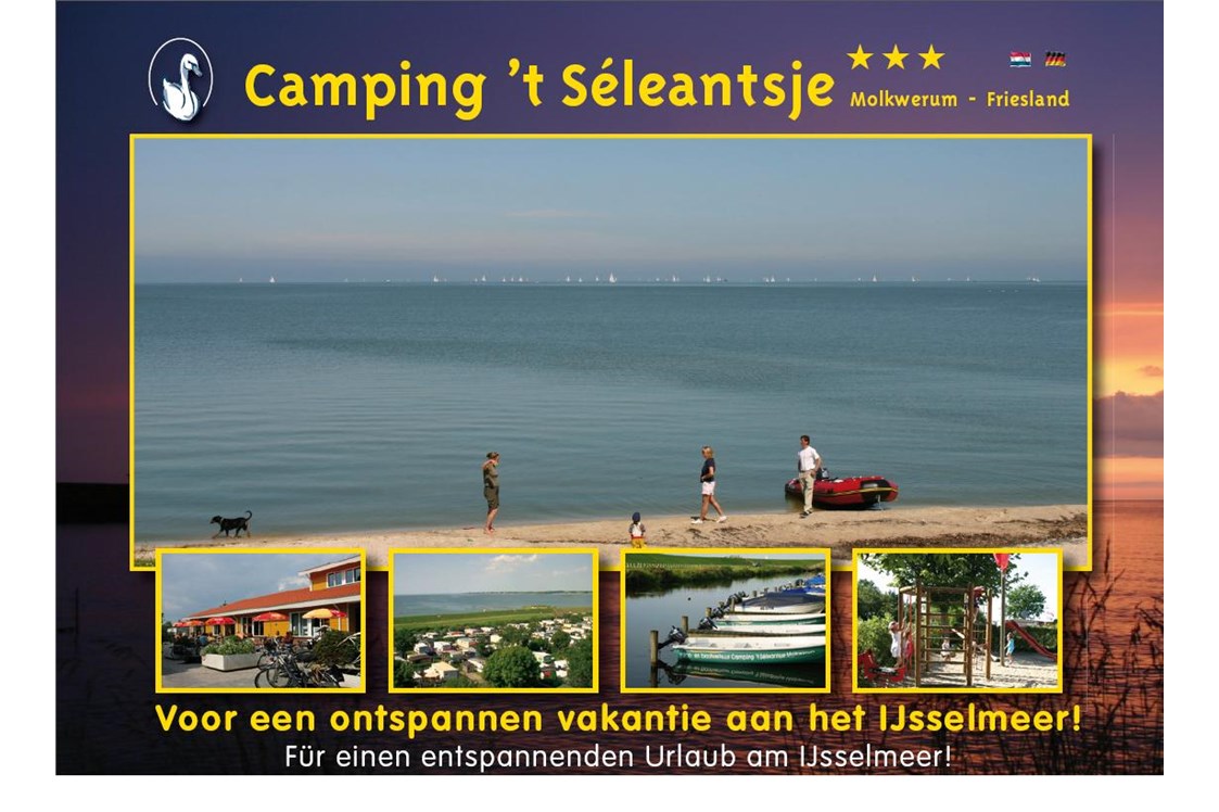 Wohnmobilstellplatz: Prospekt Camping Seleantsje - Campercamping 't Seleantsje Molkwerum