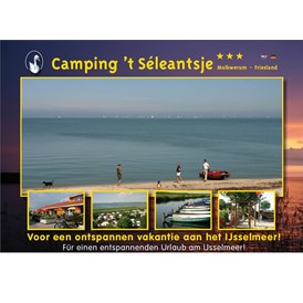 Wohnmobilstellplatz: Prospekt Camping Seleantsje - Campercamping 't Sėleantsje Molkwerum