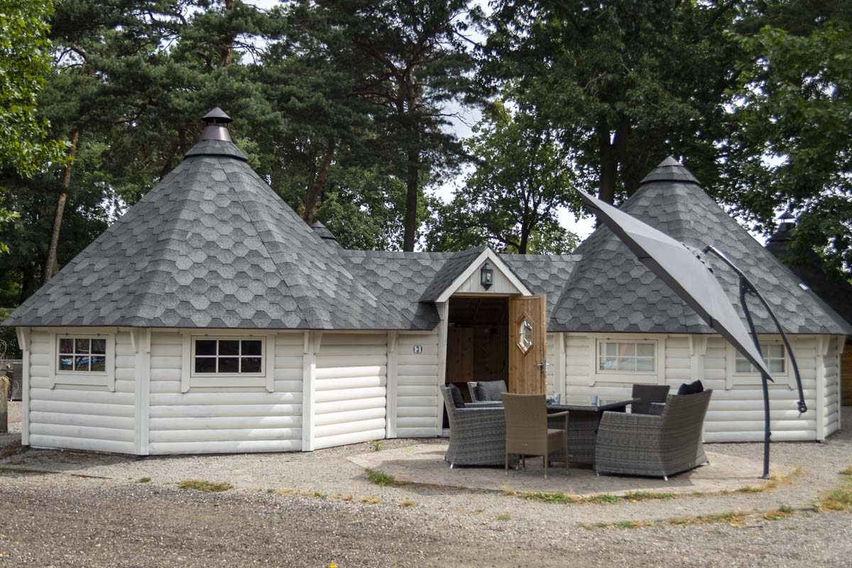 Wohnmobilstellplatz: Finnische Kota - Recreatiepark Beringerzand