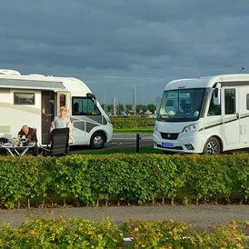 Wohnmobilstellplatz: Stellplatz-Impressionen - Camperplaats Jachthaven Biesbosch