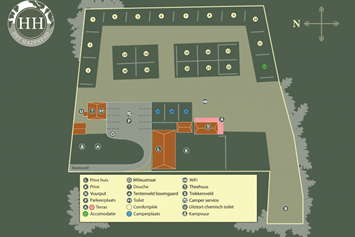 Wohnmobilstellplatz: Plan - Camping Het Hazenpad