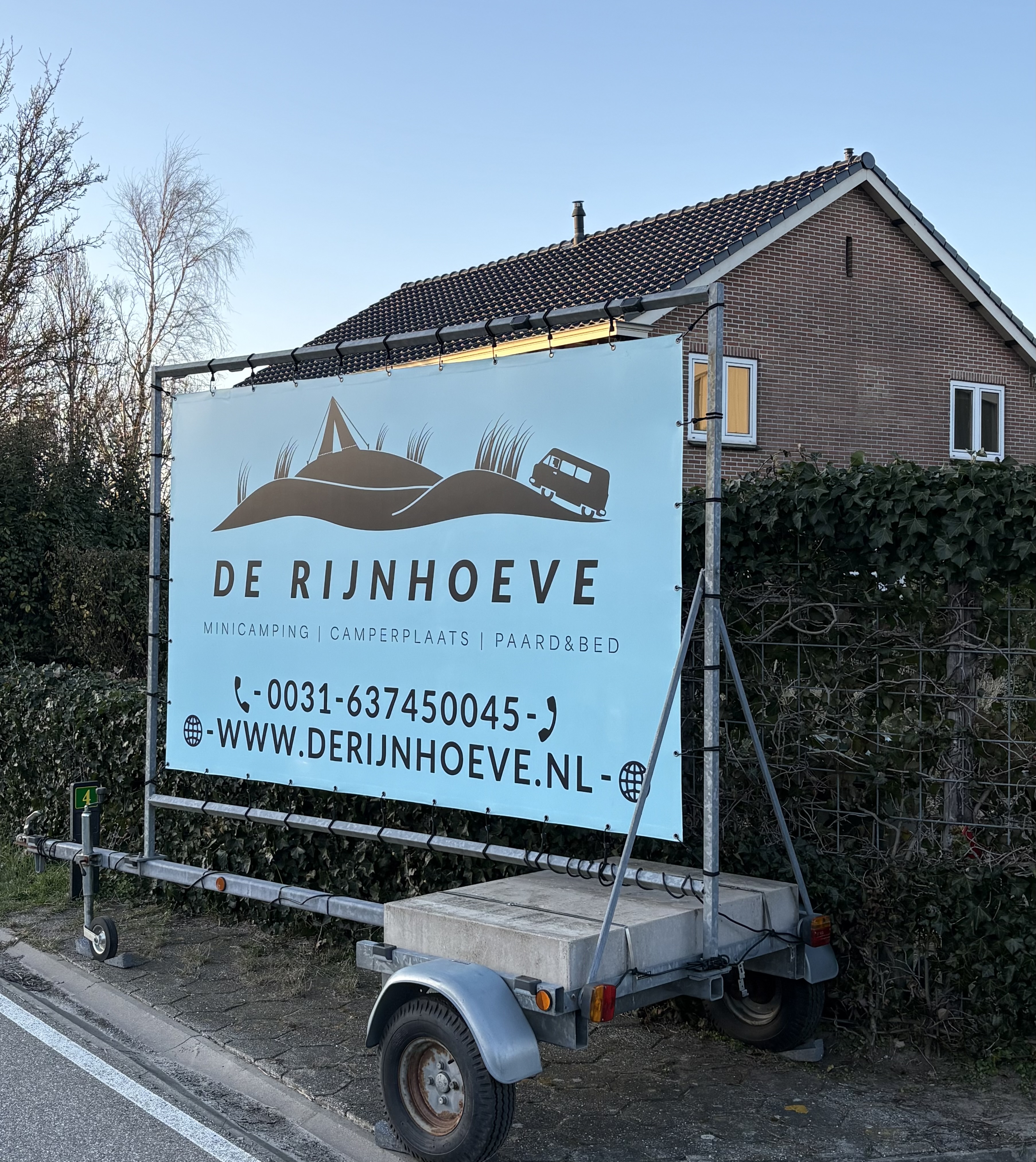 Place de parking pour camping-car - Zijdewind Holland - Camperplaats De Rijnhoeve