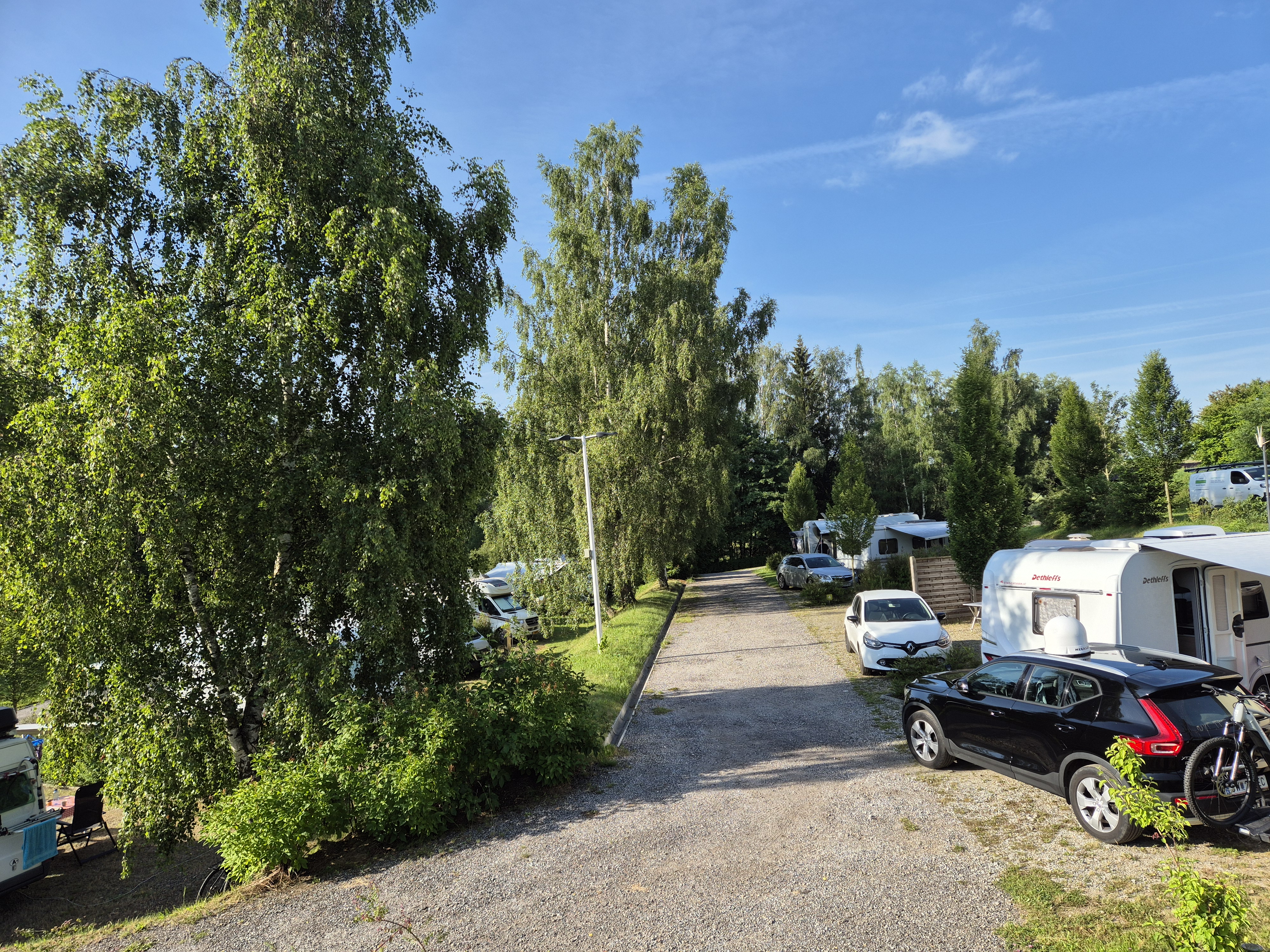 Area sosta per camper - Waidhofen an der Thaya - Blick gen Süden über die obere Ebene - Camping Waldenstein