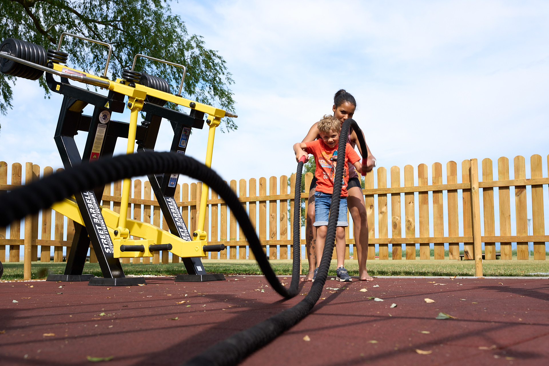 Wohnmobilstellplatz: Barzflex Calisthenic Anlage Podersdorf am See - Strandcamping Podersdorf am See