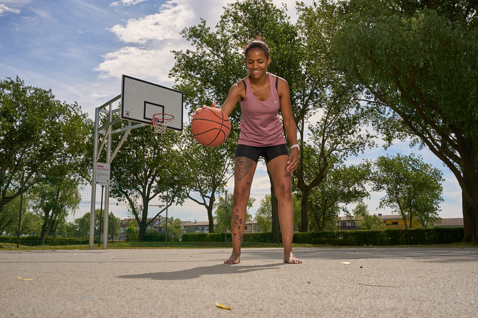 Wohnmobilstellplatz: Basketball Podersdorf am See - Strandcamping Podersdorf am See