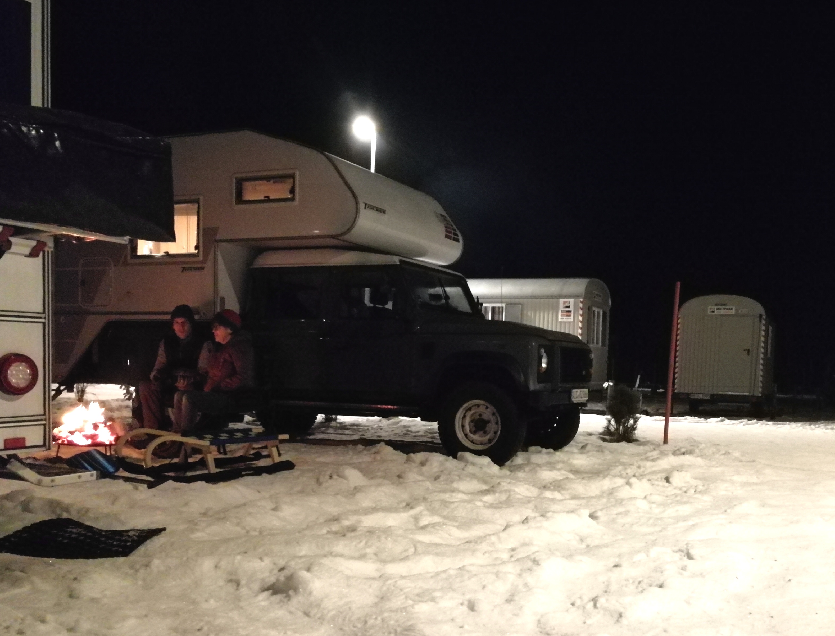 Wohnmobilstellplatz: Wintergäste - Lechtal Camping Tirol