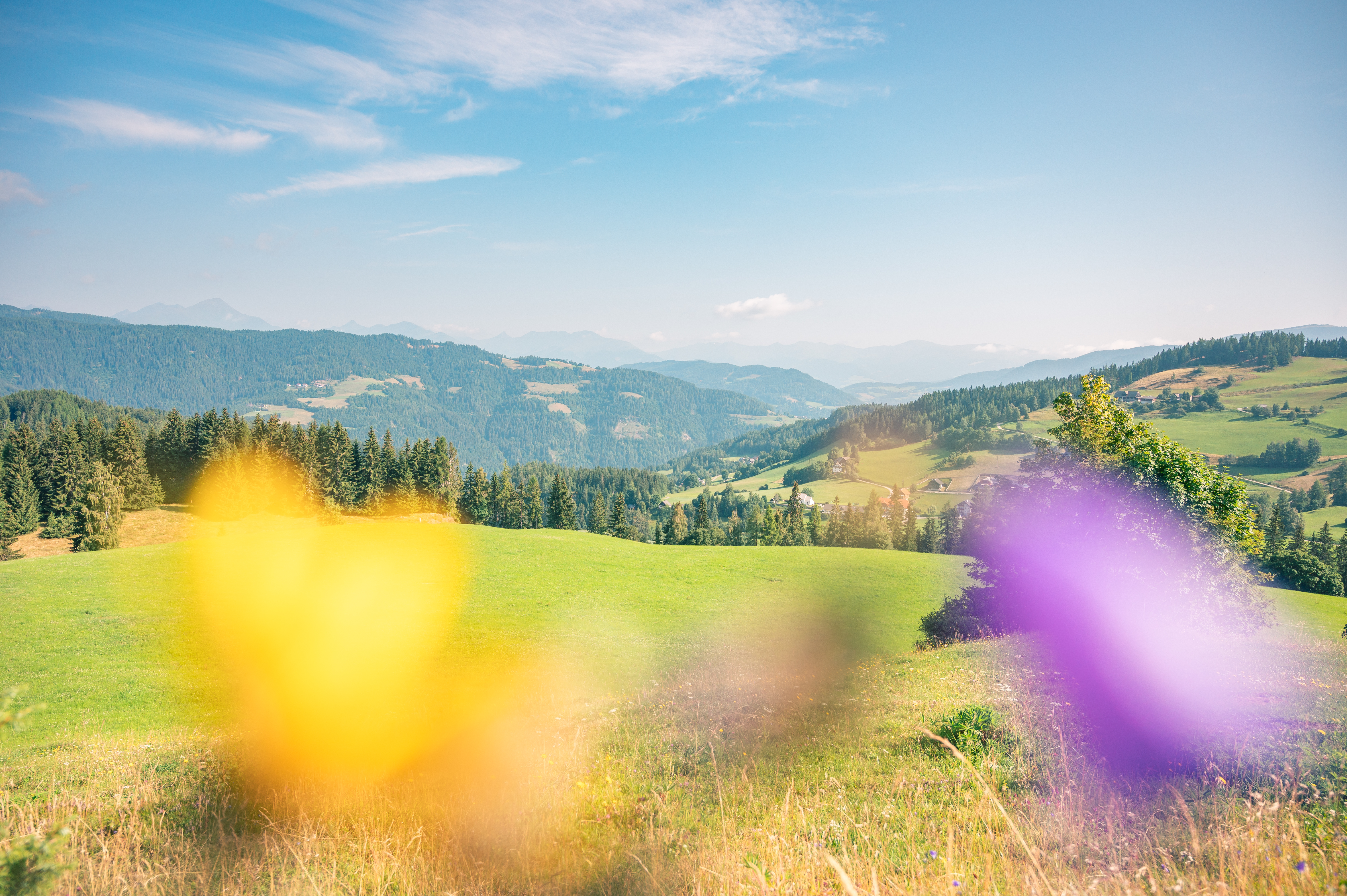 Wohnmobilstellplatz: Blick in die Karchau - Alpengasthaus Moser - Environs