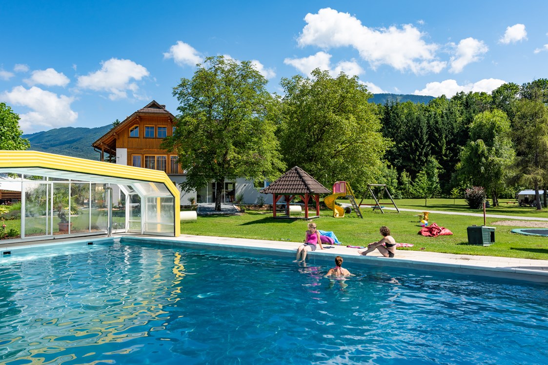 Wohnmobilstellplatz: Schwimmbad am Campingplatz  - Naturcamping Juritz