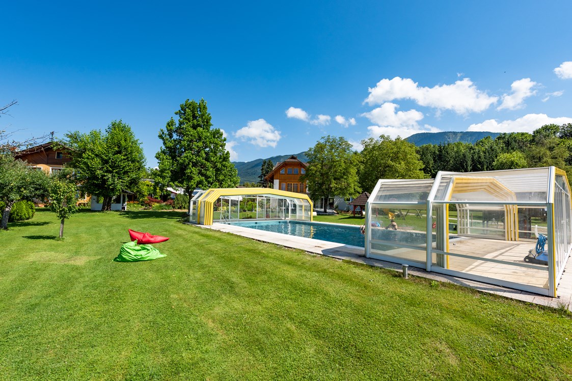 Wohnmobilstellplatz: Schwimmbad mit Überdachung - Naturcamping Juritz