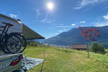 Wohnmobilstellplatz: Stellplatz - Panoramastelplatz Ried-Brig Wallis