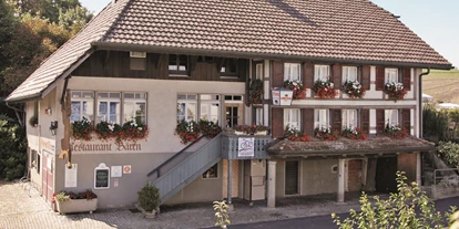 Reisemobilstellplatz - WLAN: teilweise vorhanden - Höfen b. Thun - Hotel Bären Oberbottigen