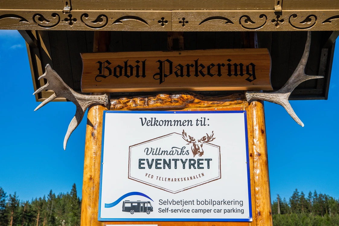 Wohnmobilstellplatz: Villmarkseventyret bobilparkering