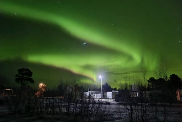 Wohnmobilstellplatz: Polarlichter - Høgkjølen Fjellcamp