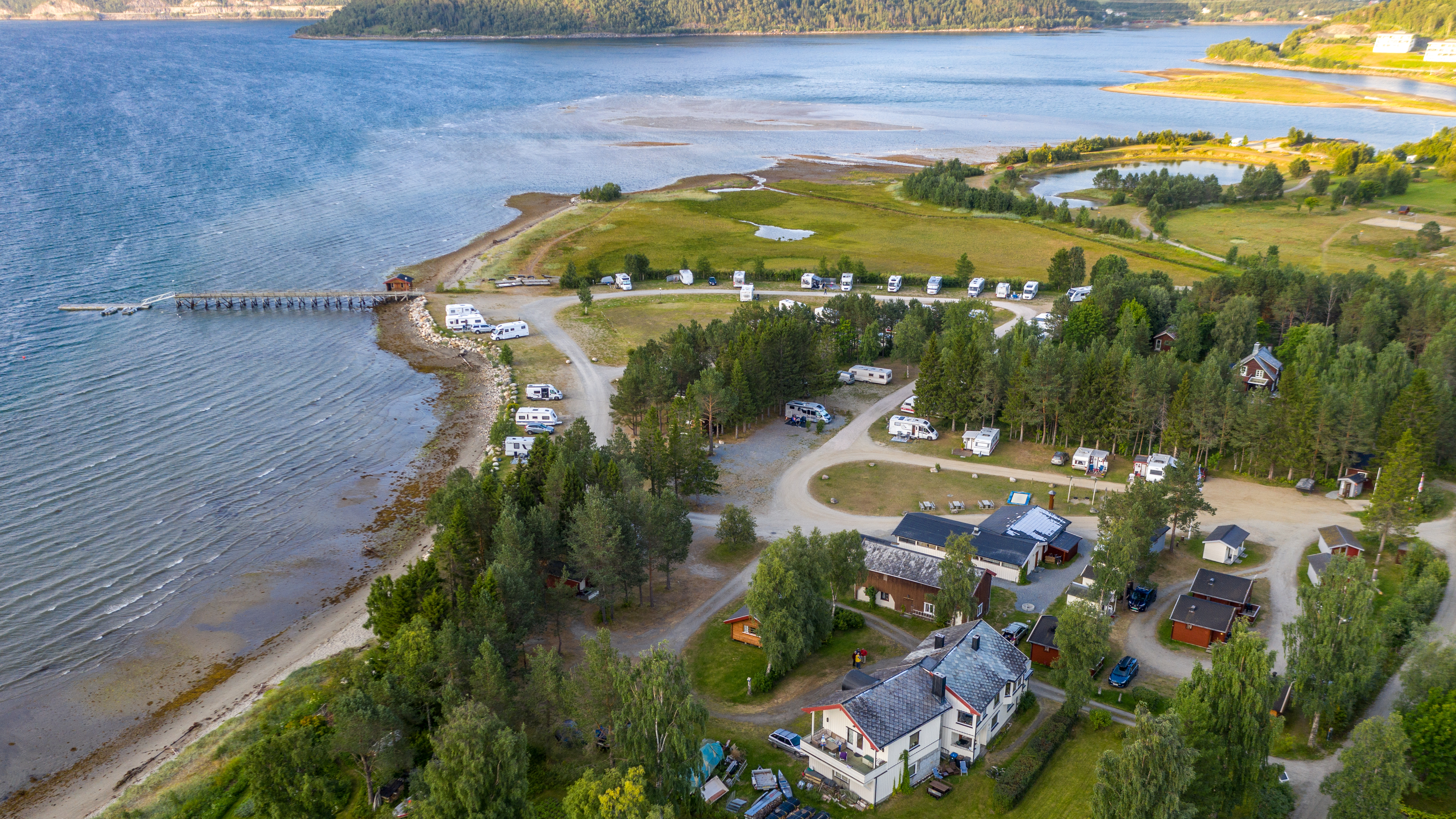 Reisemobilstellplatz - Entsorgung Toilettenkassette - Norwegen - Rognan Fjordcamp - Rognan Fjordcamp